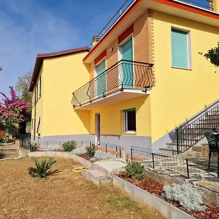 아파트 Giardino Panoramico Sul Mare, Un Angolo Di Liguria 키아바리